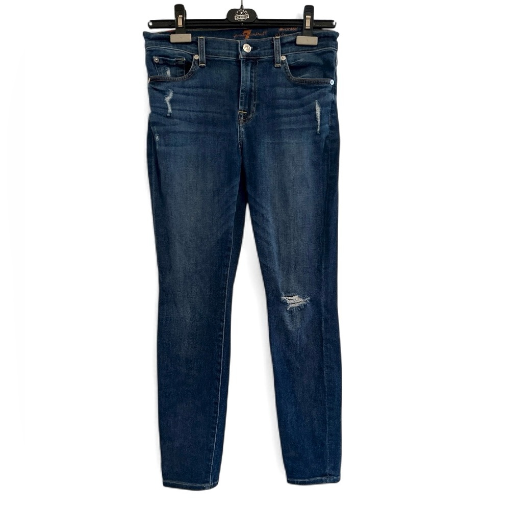 💥7 For All Mankind Dark Blue Skinny Jeans